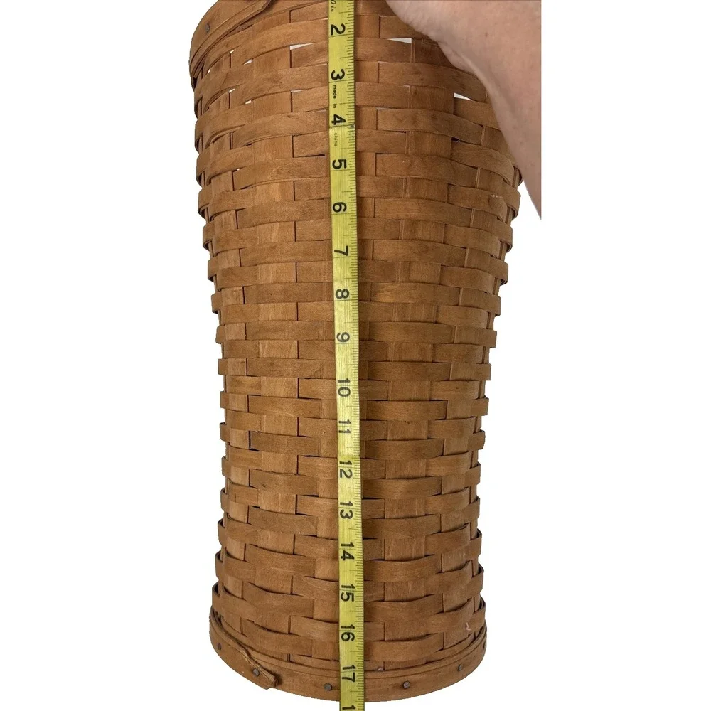 Longaberger 1989 Umbrella Stand Basket 17 3/4